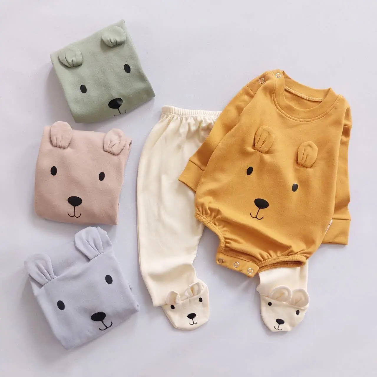 بادی شلوار جورابدار خرسی🐻
