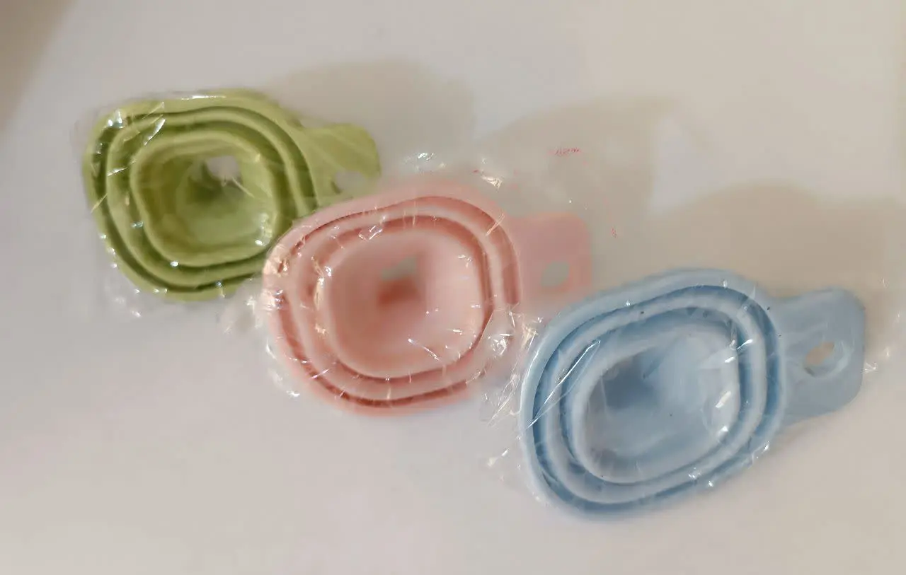 قیف سیلیکونی تاشو 🌈