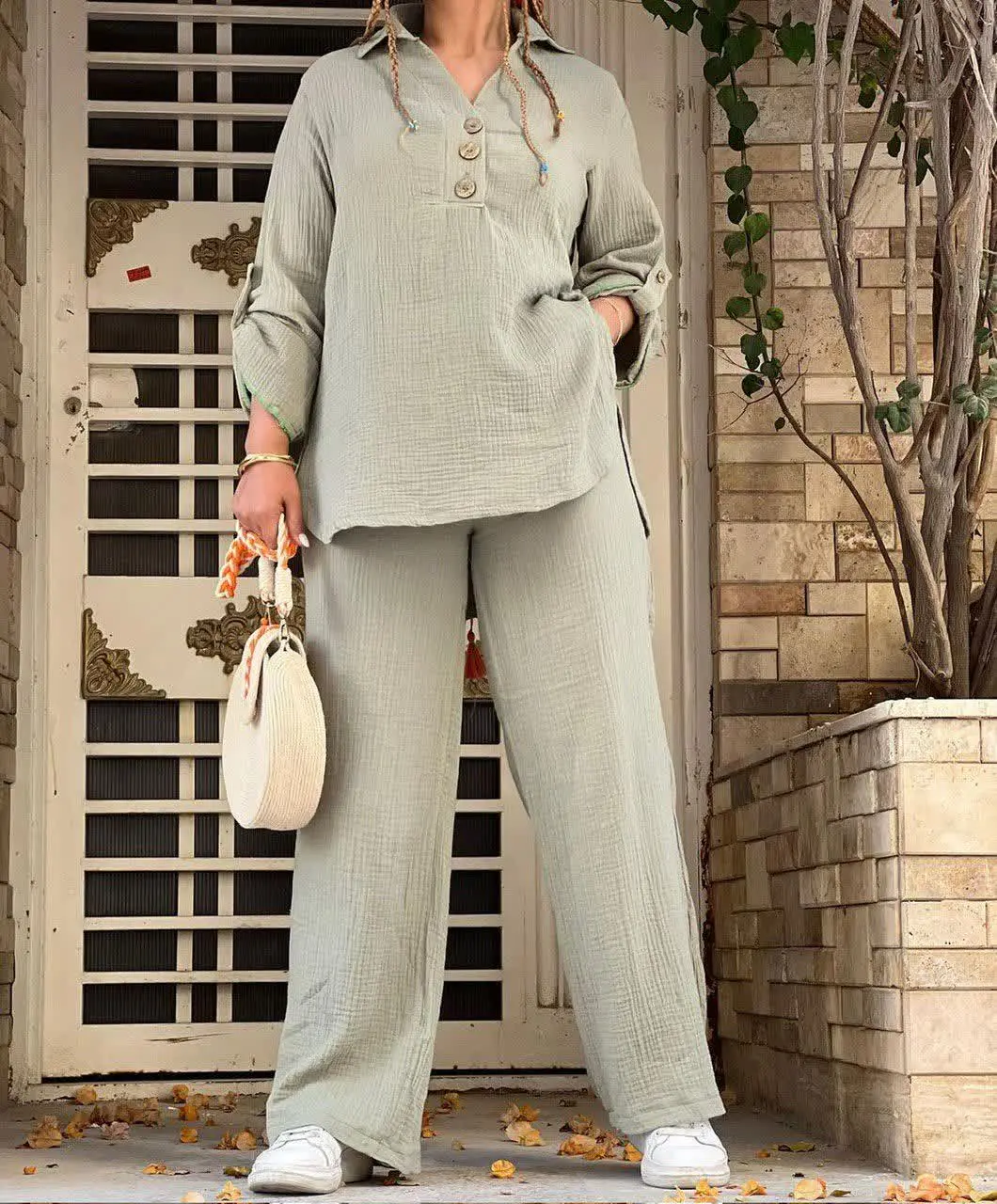 نام: تونیک شلوار مدل فرناز😍
