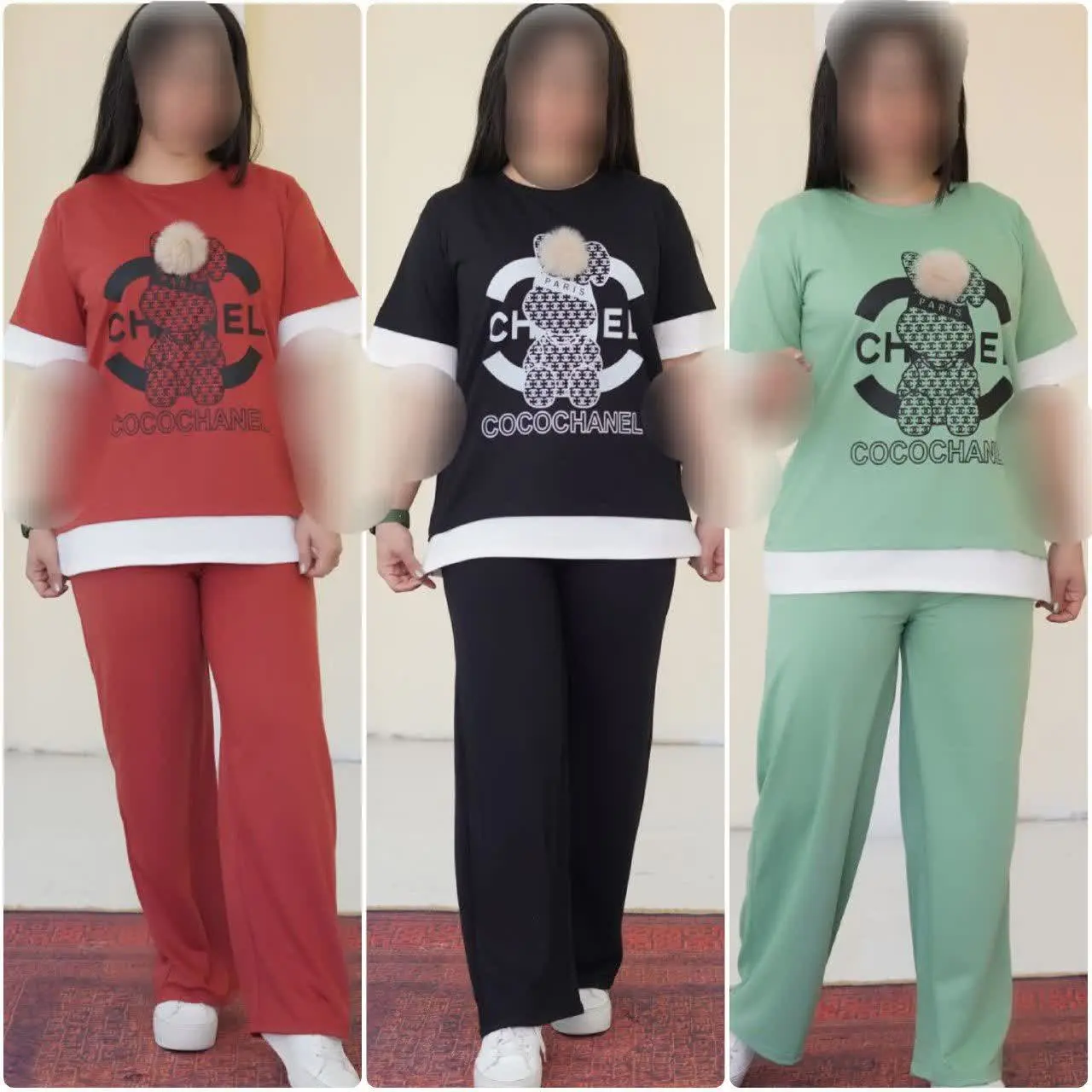 ❤️نام: تونیک و شلوار COCOCHANEL
