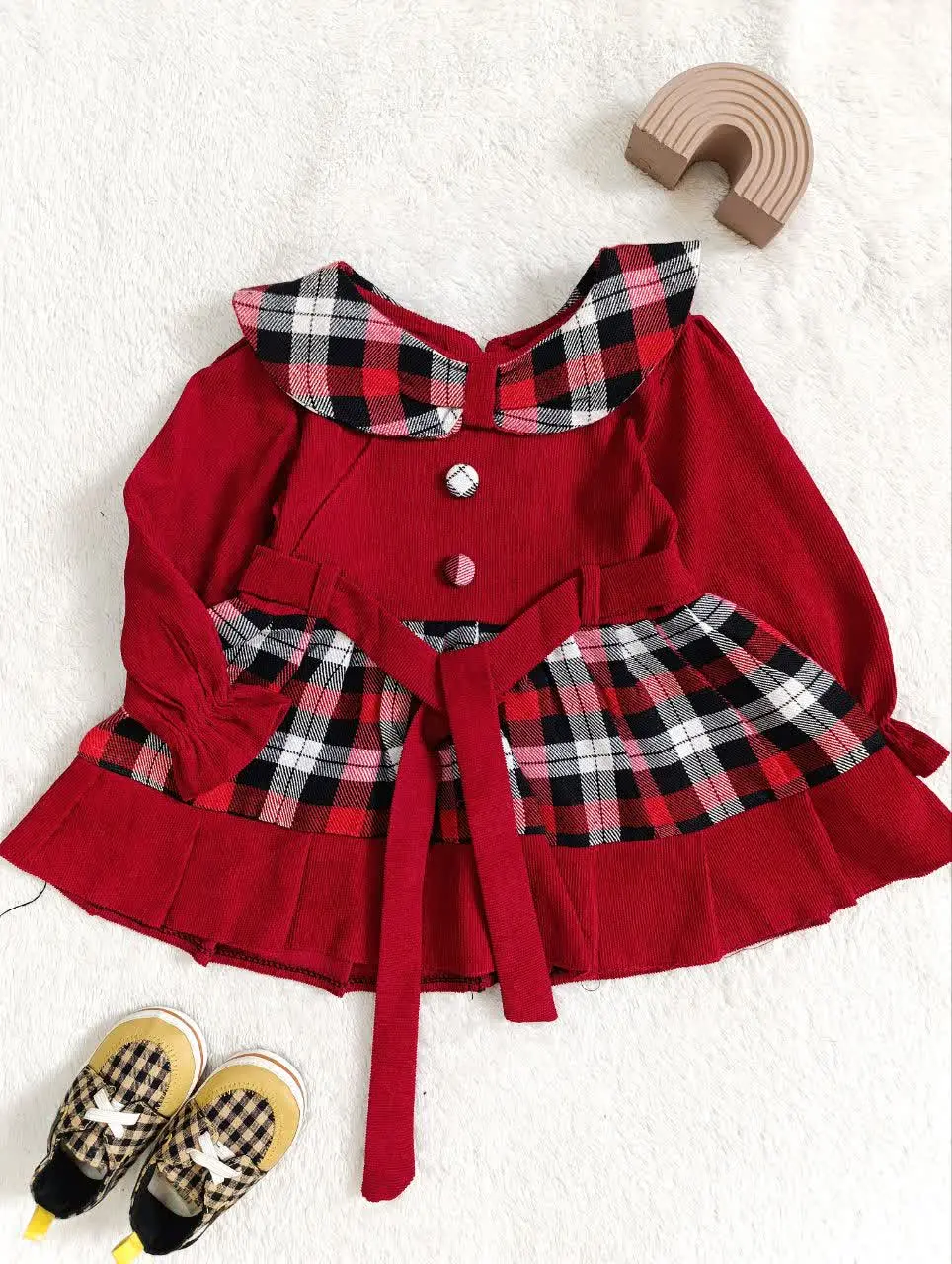 سارافون یقه پاپیونی
