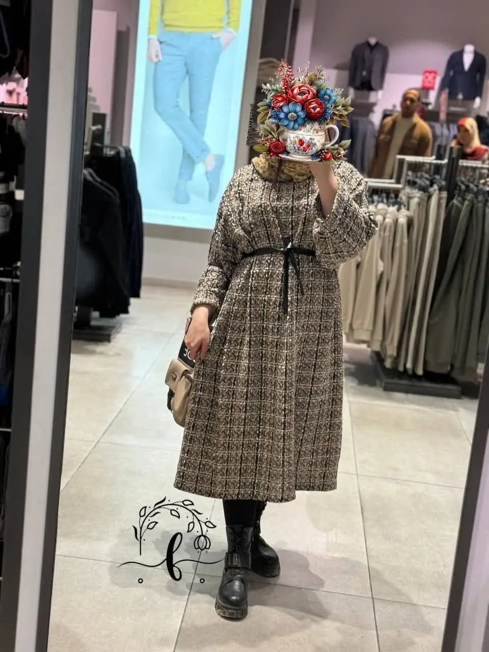 کفتان شنل وارداتی هلن