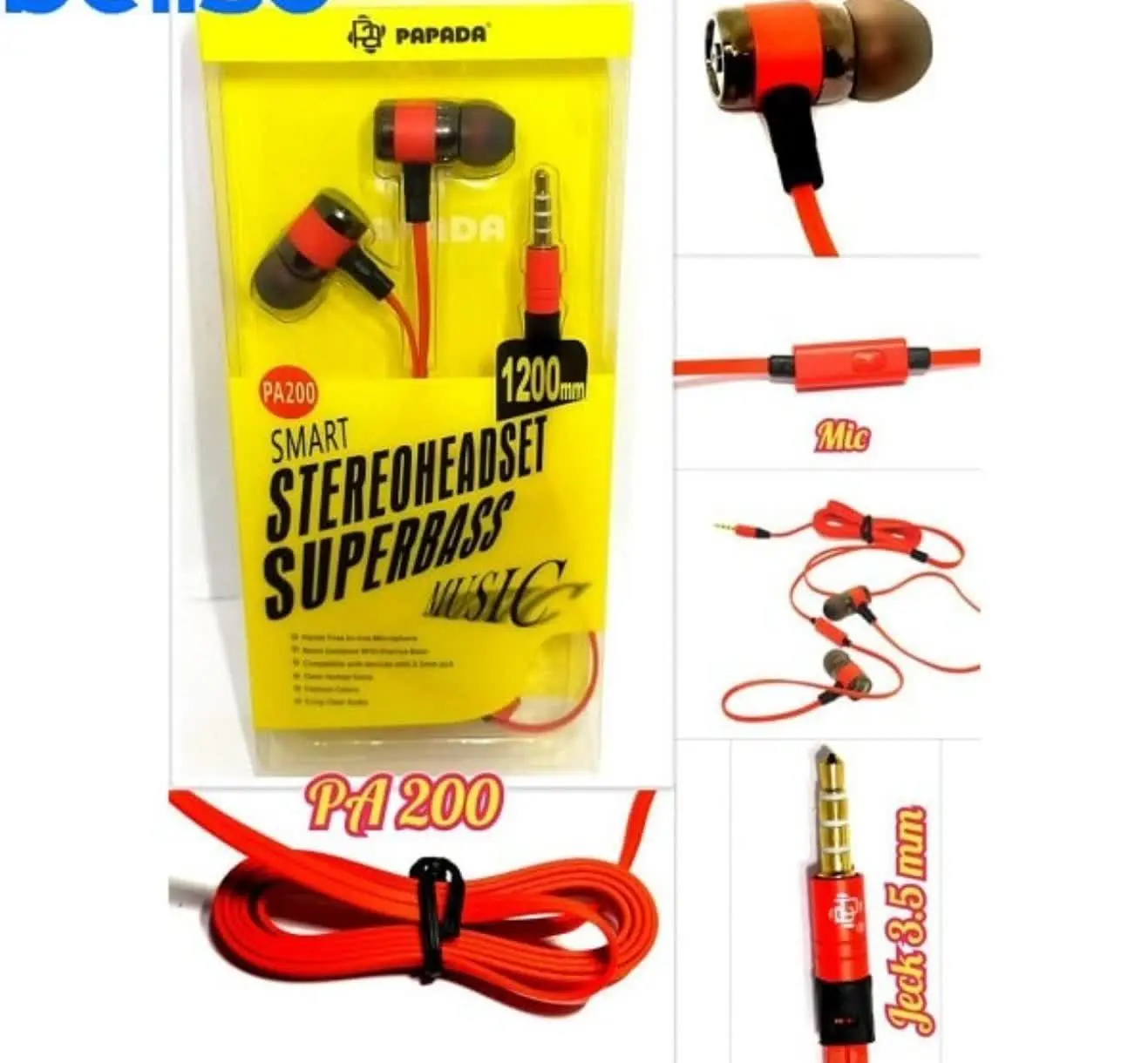 هندزفری اورجینال پاپادا ۲۰۰
