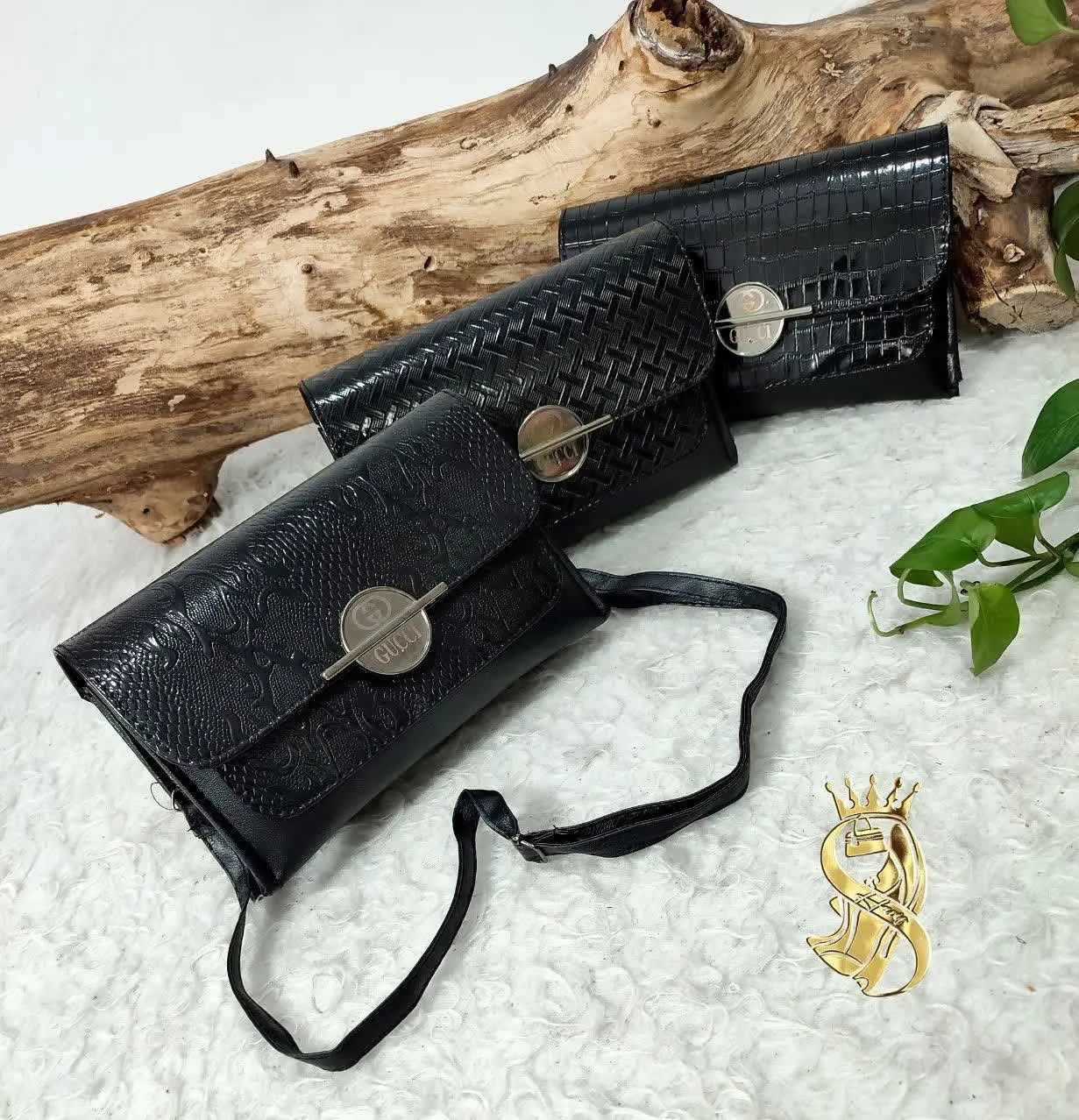  نام: 👛 کیف دوشی مدل گوچی ورنی 😍
