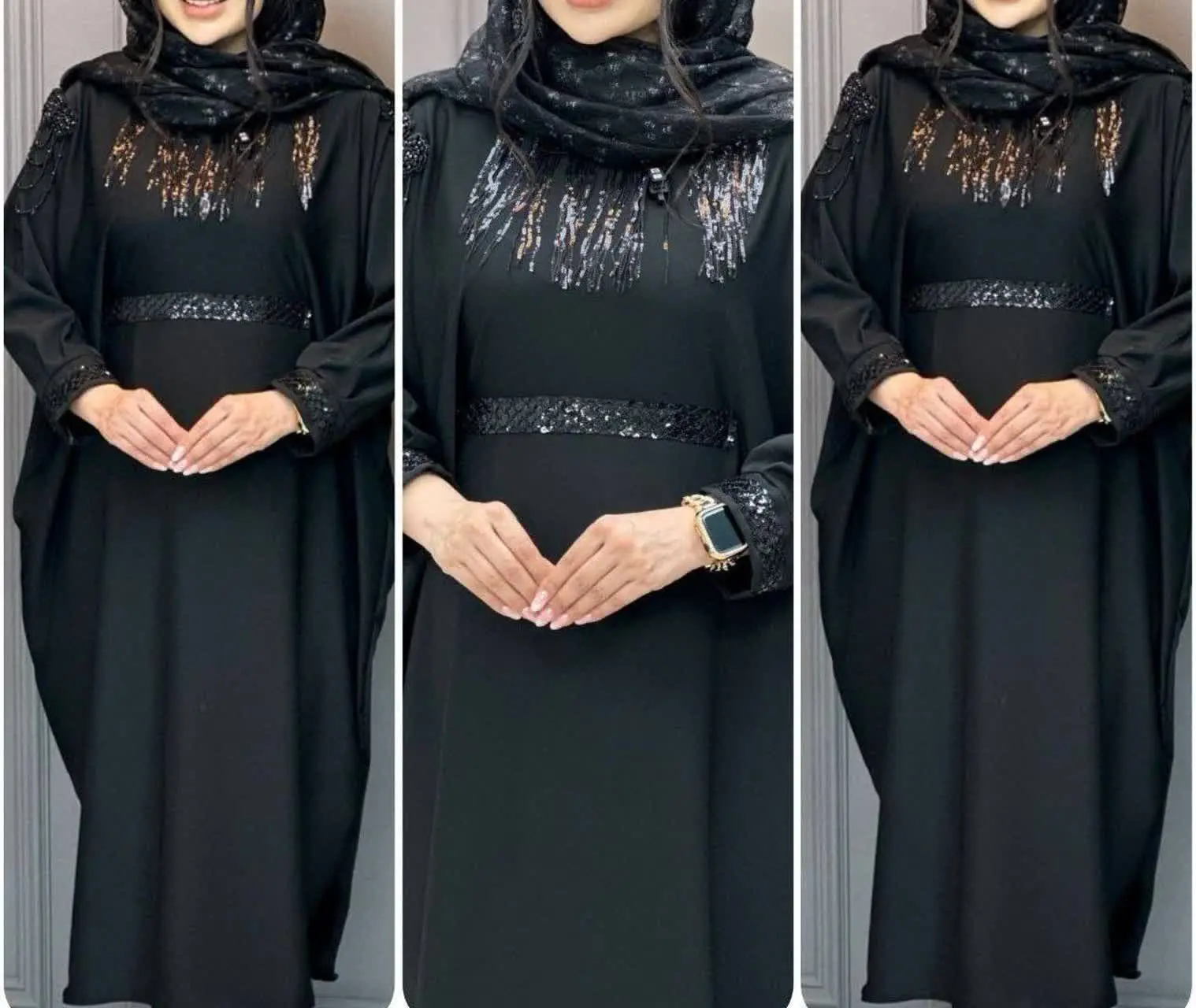 عبایی سردوش دار مه لقا