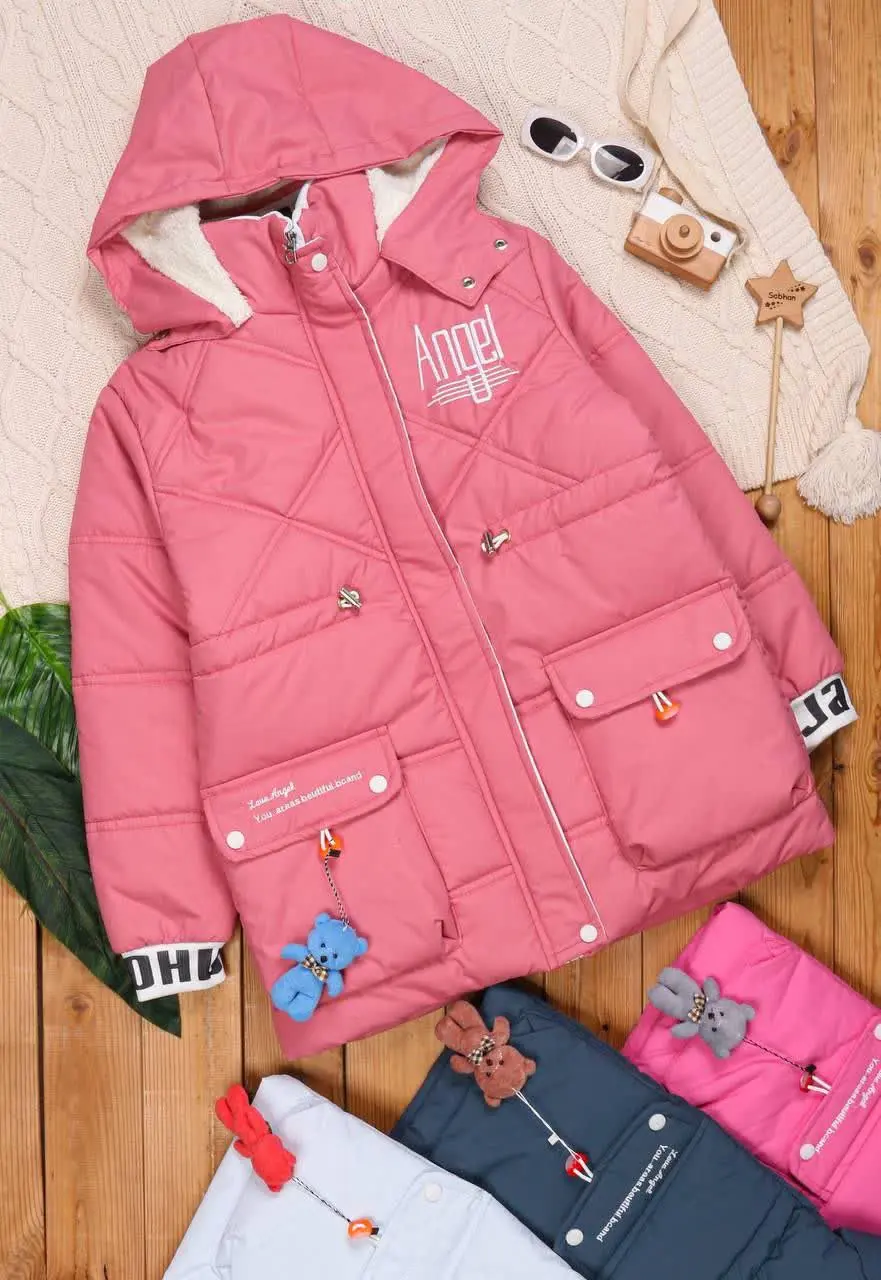 🎄 کاپشن برزنتی دخترانه Angel⭐️