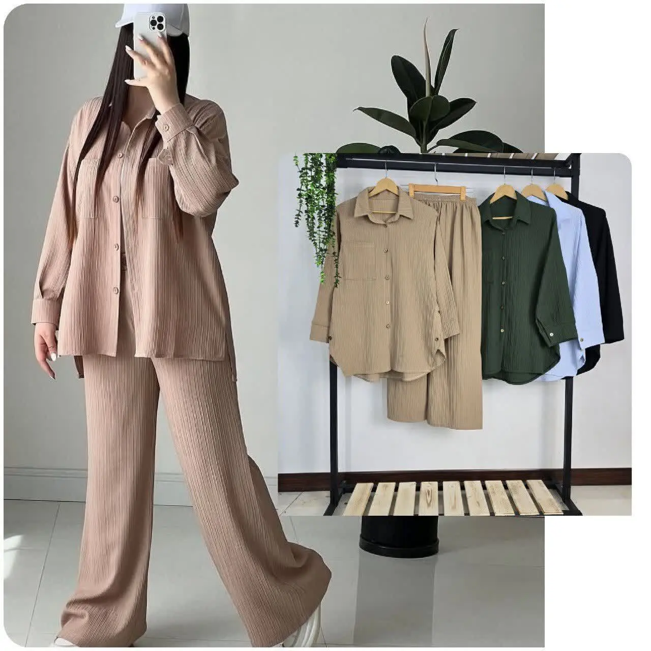 🌸 نام: ست آیوا دکمه
