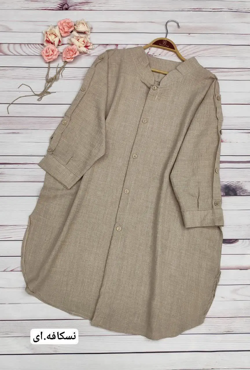 🖋نام: مانتو سایزبزرگ شقایق