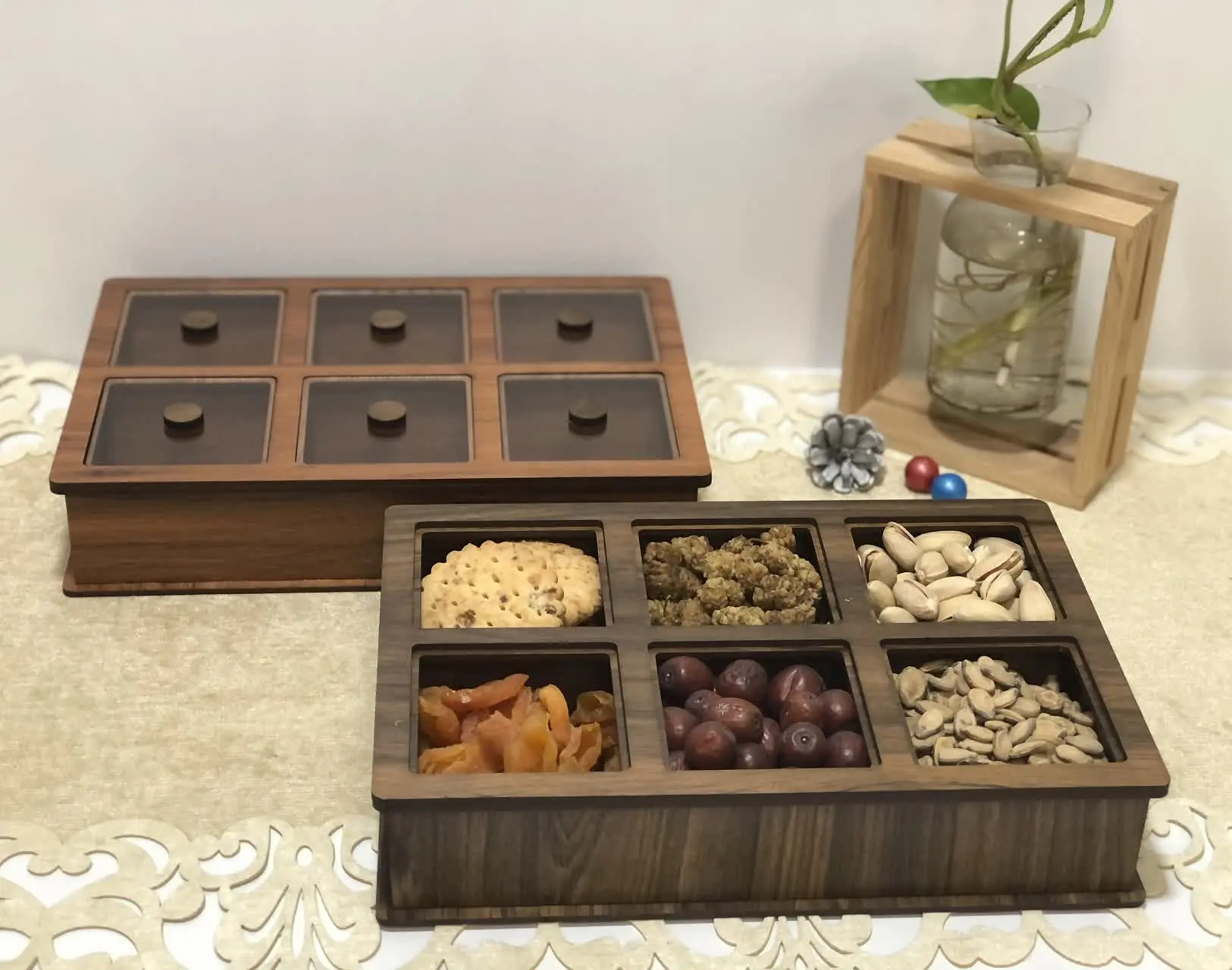 باکس دمنوش درب پلکسی😍