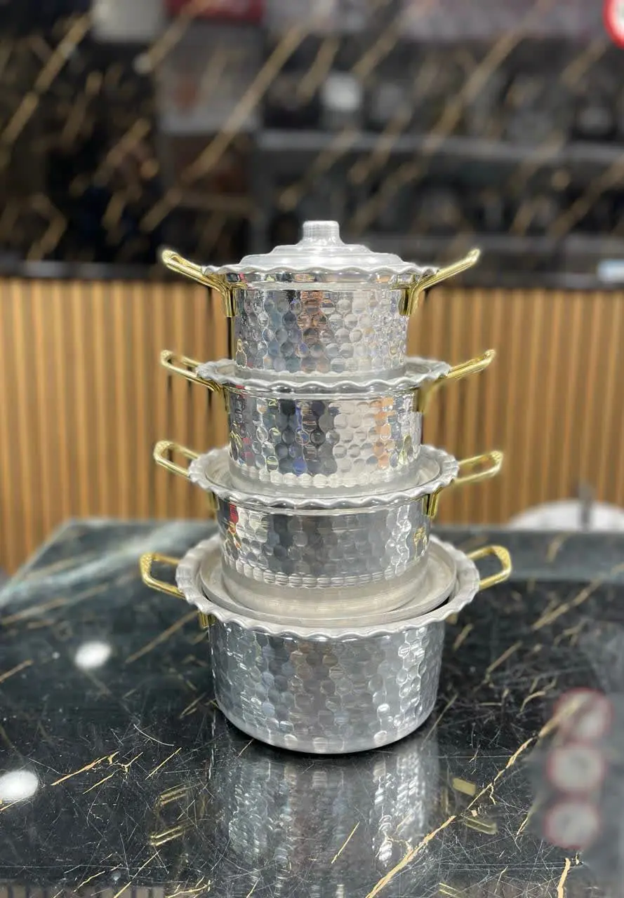 سرویس قابلمه روحی دسته طلایی💥