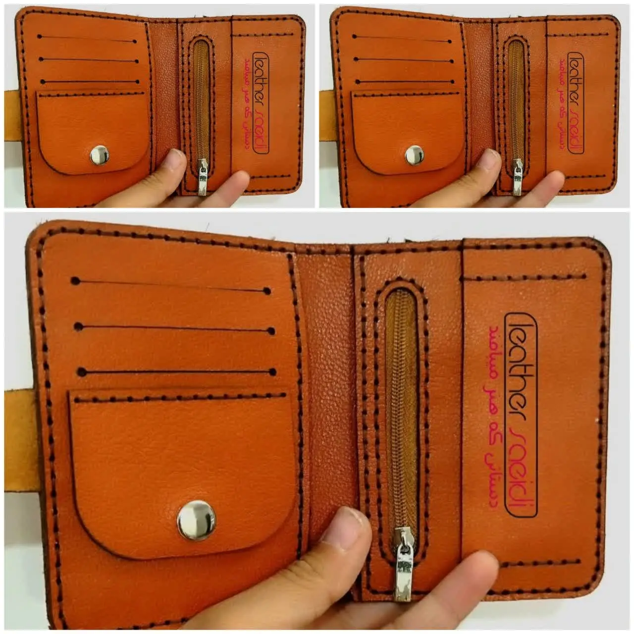 کیف پول جیبی مردانه چرم بزی 🌿