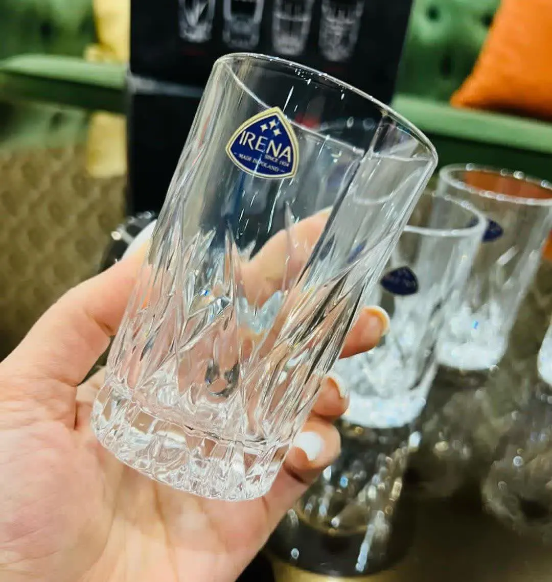 نیم لیوان بسیار زیبا در ۳ طرح جذاب اصل لهستان 
