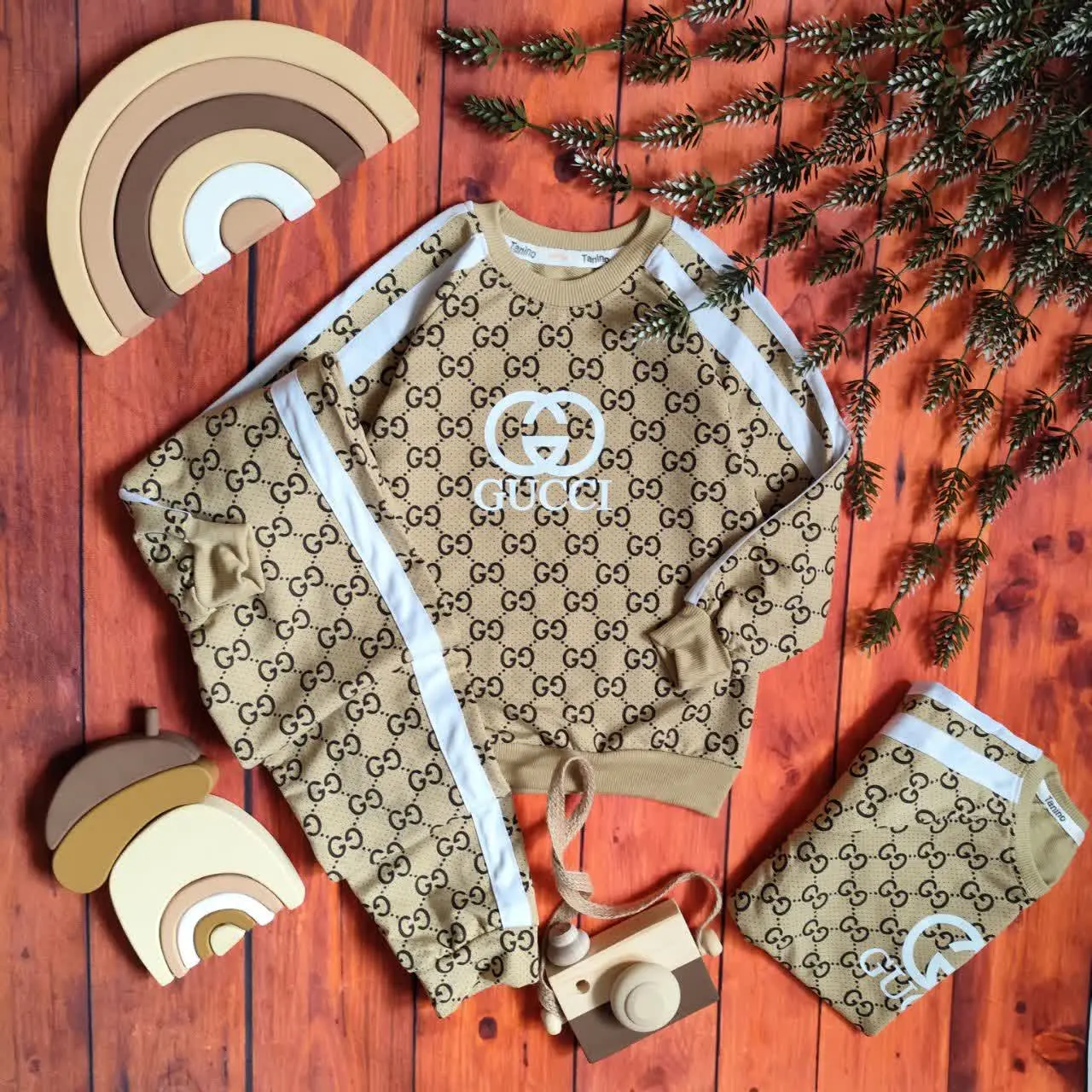 😍ست بلوز و شلوار طرح گوچی،...