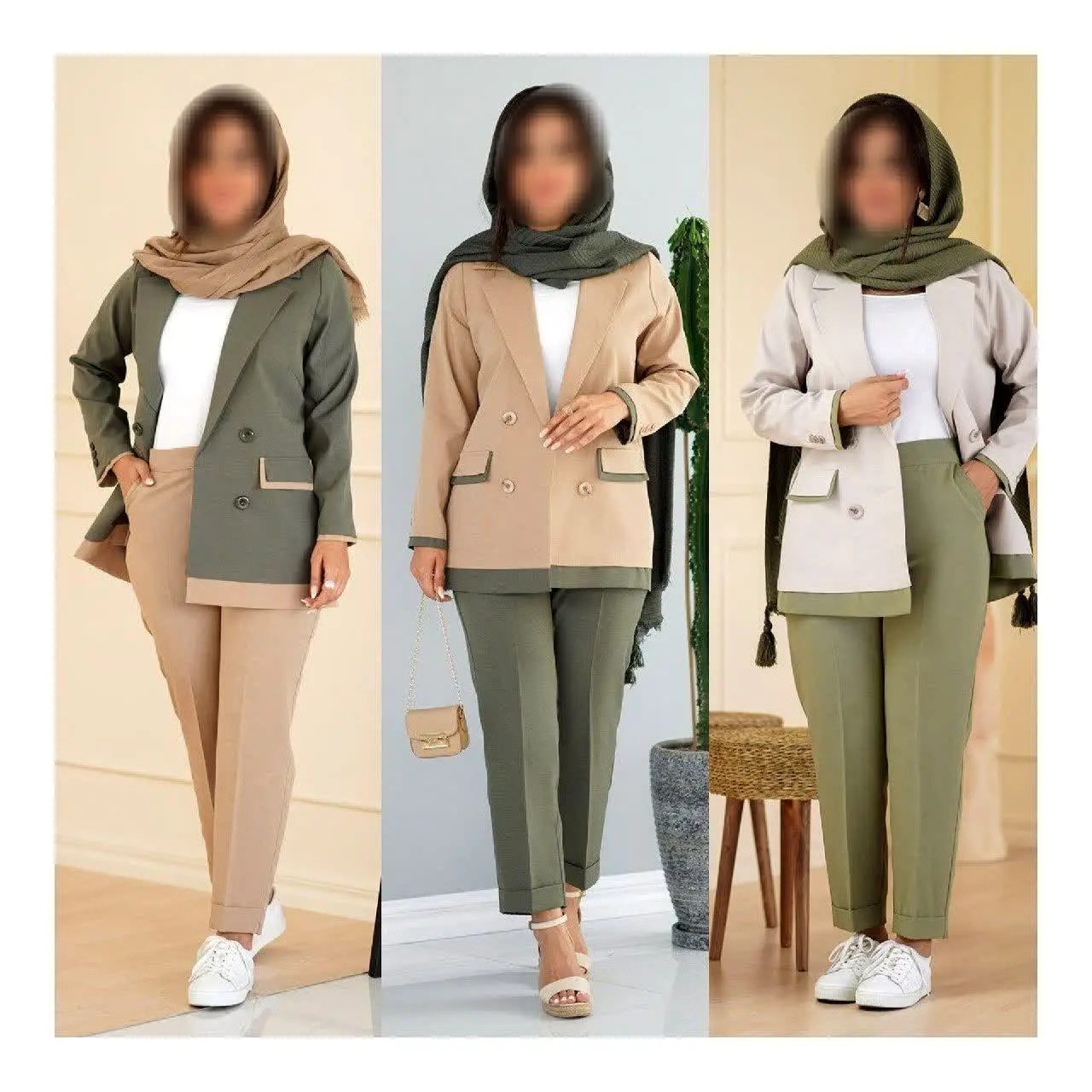 🍃 نام: کت شلوار روژان
