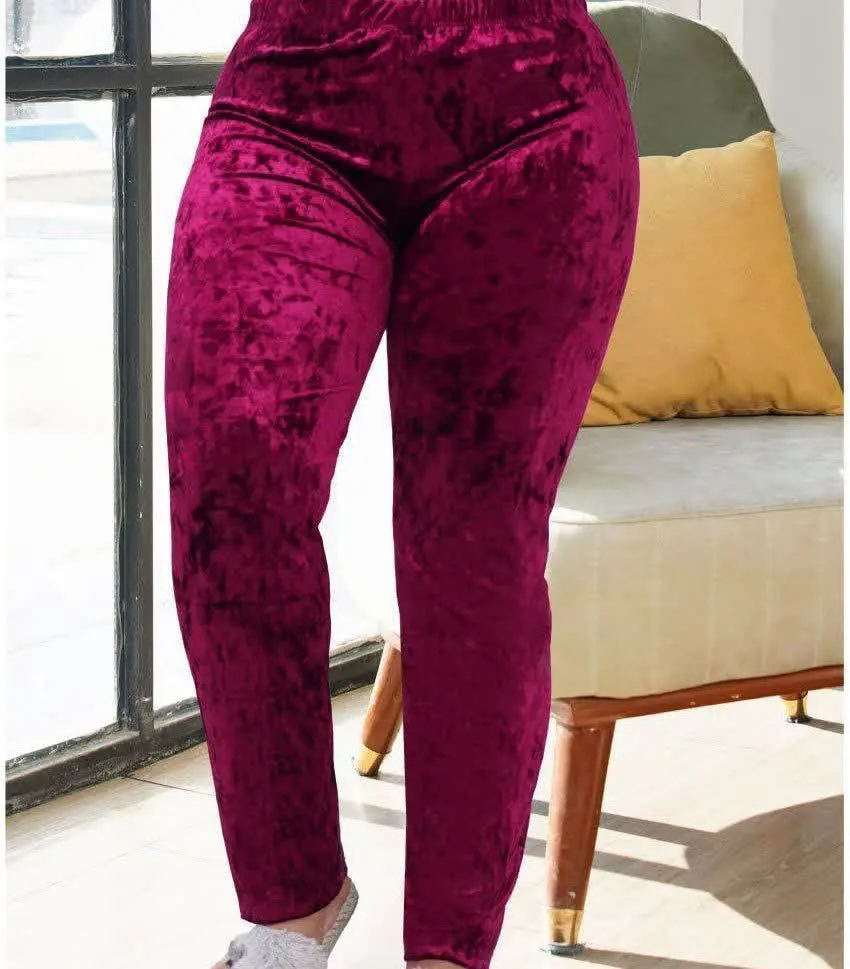 شلوار مخمل آینه‌ای
