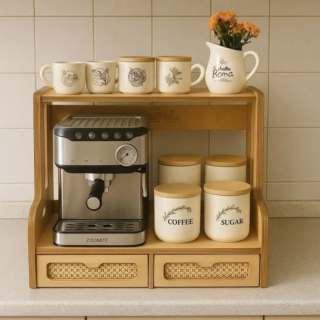 استند اسپرسو و قهوه ساز کشو...