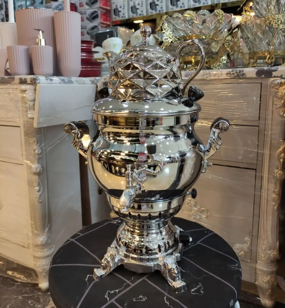 سماور ۶لیتری ضیافت بدون کور...