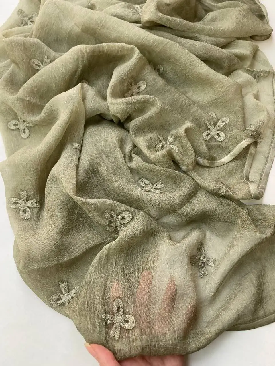 ✨️شال وارحریرمجلسی طرح پاپیون