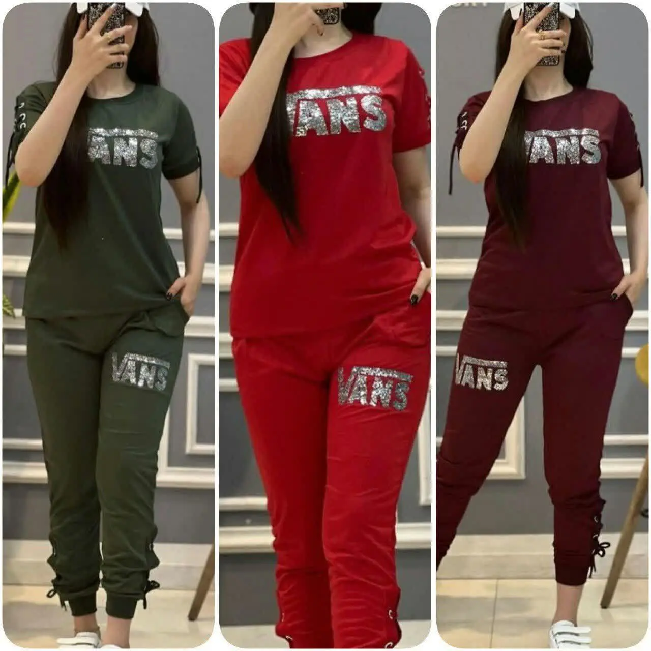 ❤️نام: تیشرت و شلوار مدل Vans
