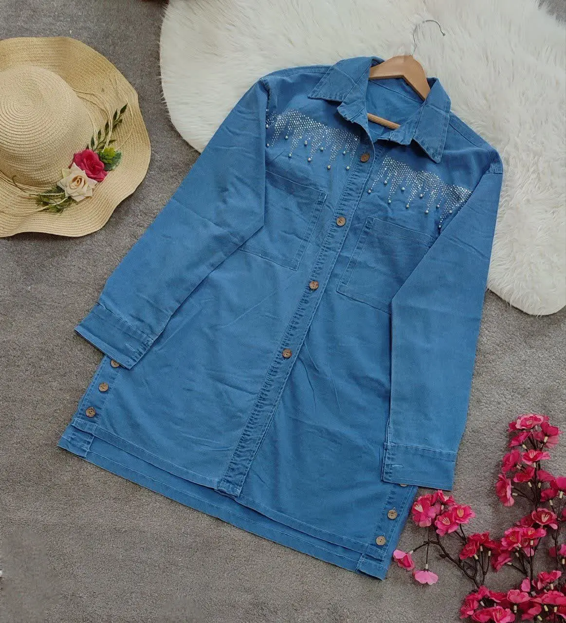 نام: مانتو جین نگین دار 
