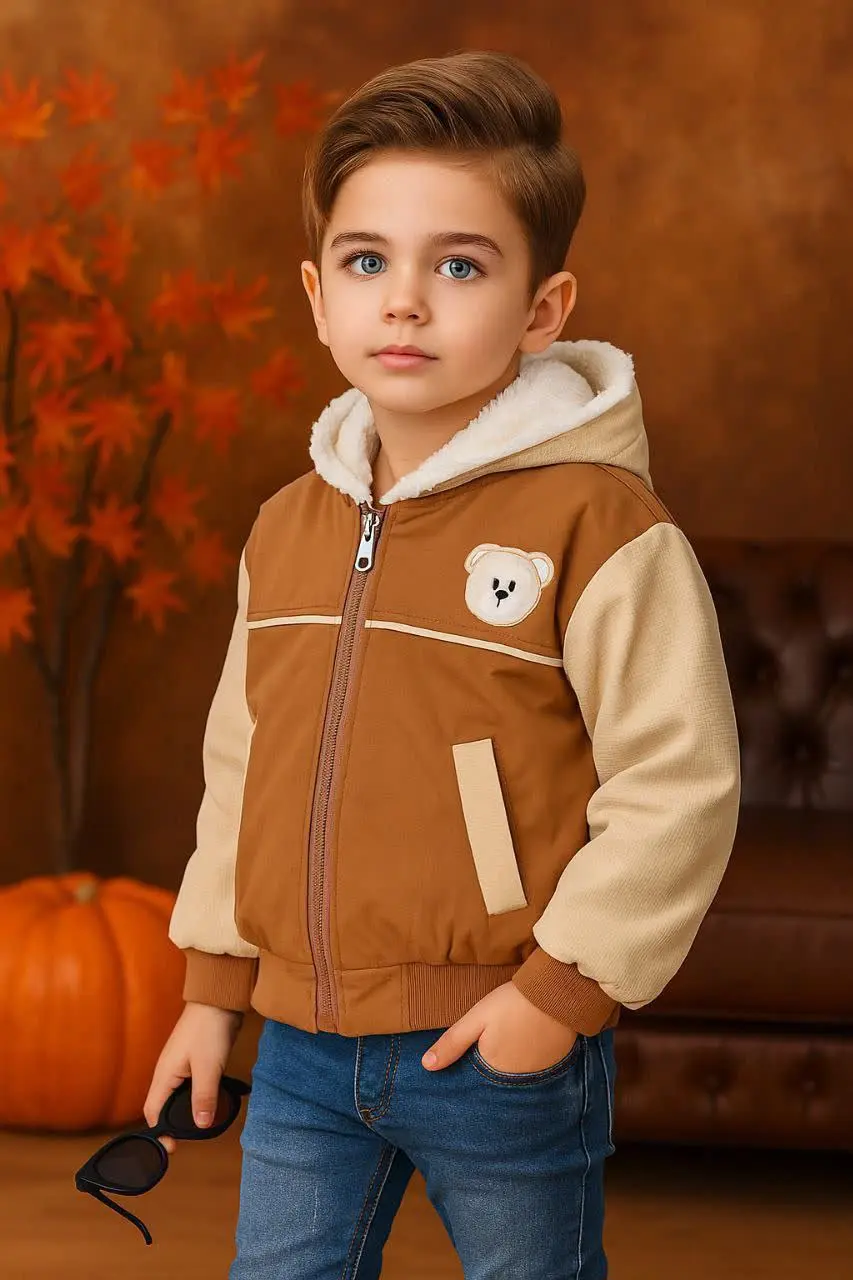 🎄سیوشرت کتان داخل خز کلاه ت...