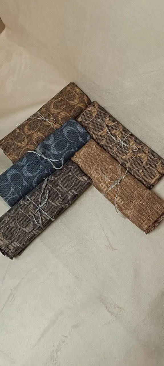 ⚜️ شال ژاکارد لمه دار دو رو