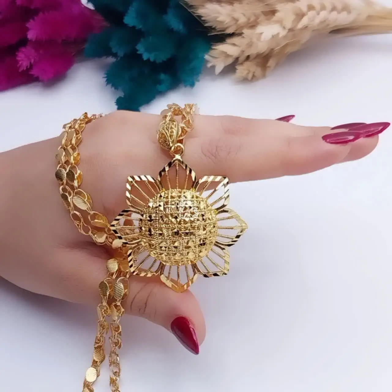 گردنبند بلند طرح طلا جدید😍