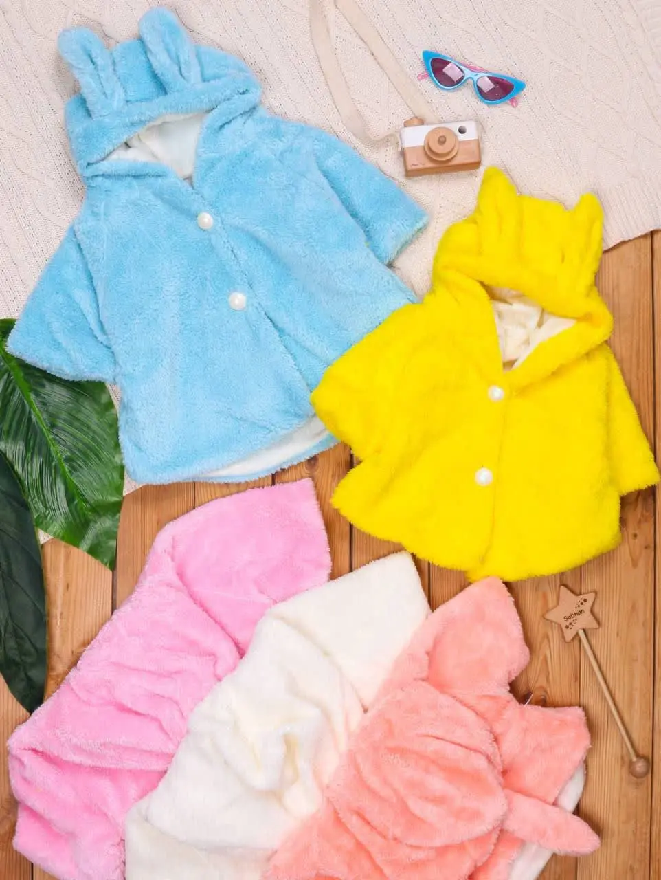 🎄شنل نقلی دخترانه پولیشی کل...