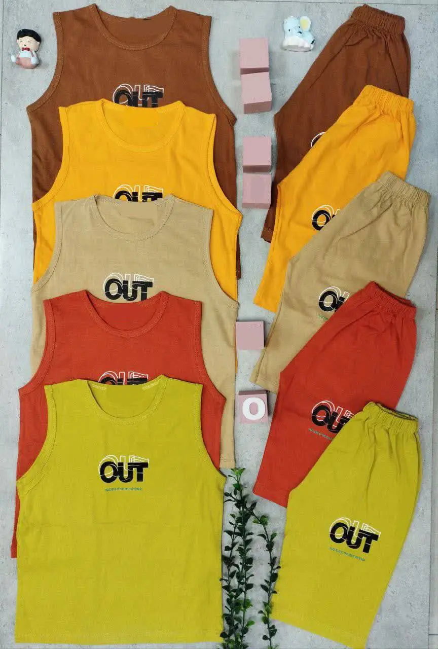 🔮تاپ شلوارک اسپرت طرح OUT🔮
