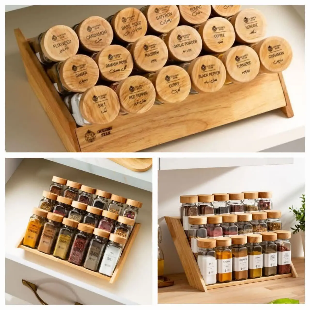 🧂۲ کاربردی مدل ایستاده رو کابینتی و داخل کشویی
