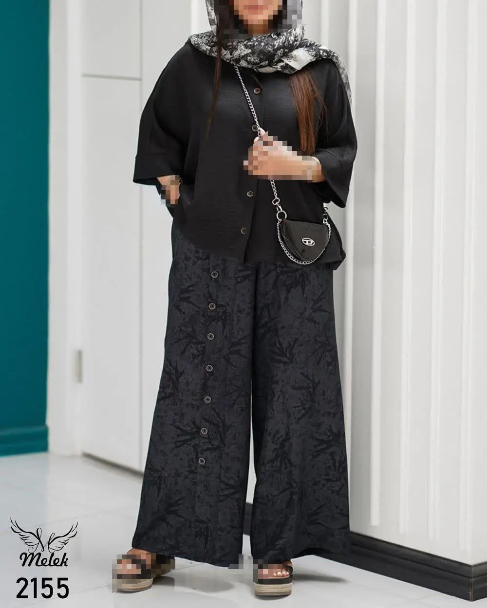 ست شومیز مانتویی و شلوار اس...