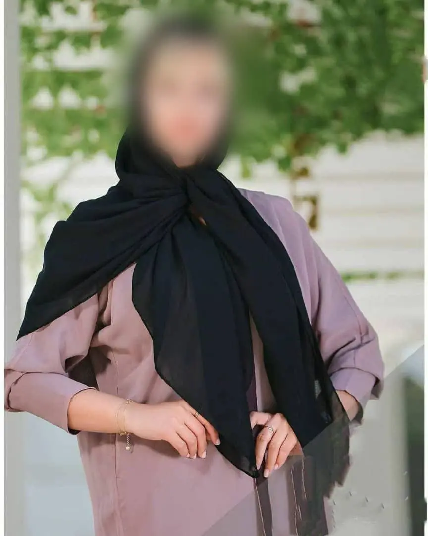 🍃 #عنوان: روسری ریشه پرزی نخی ساده
