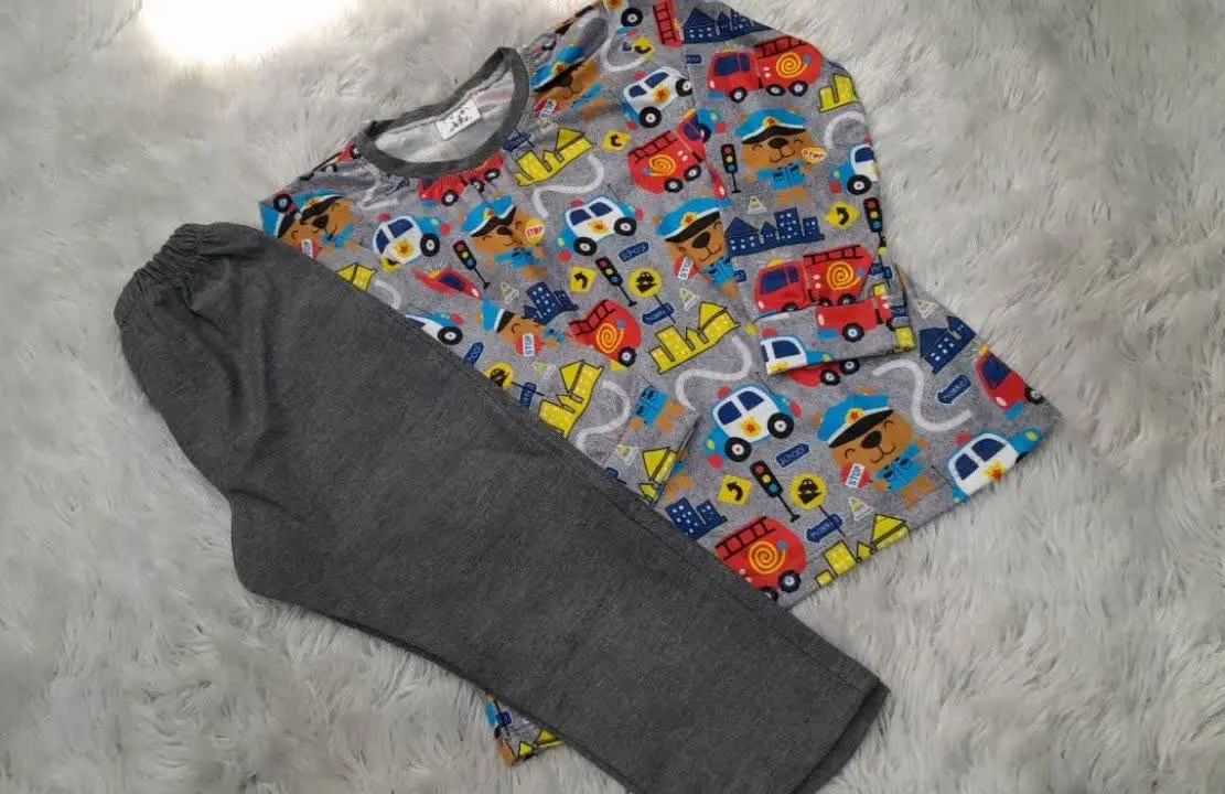 🚗🚦بلوز شلوار طرح ماشین پرطر...