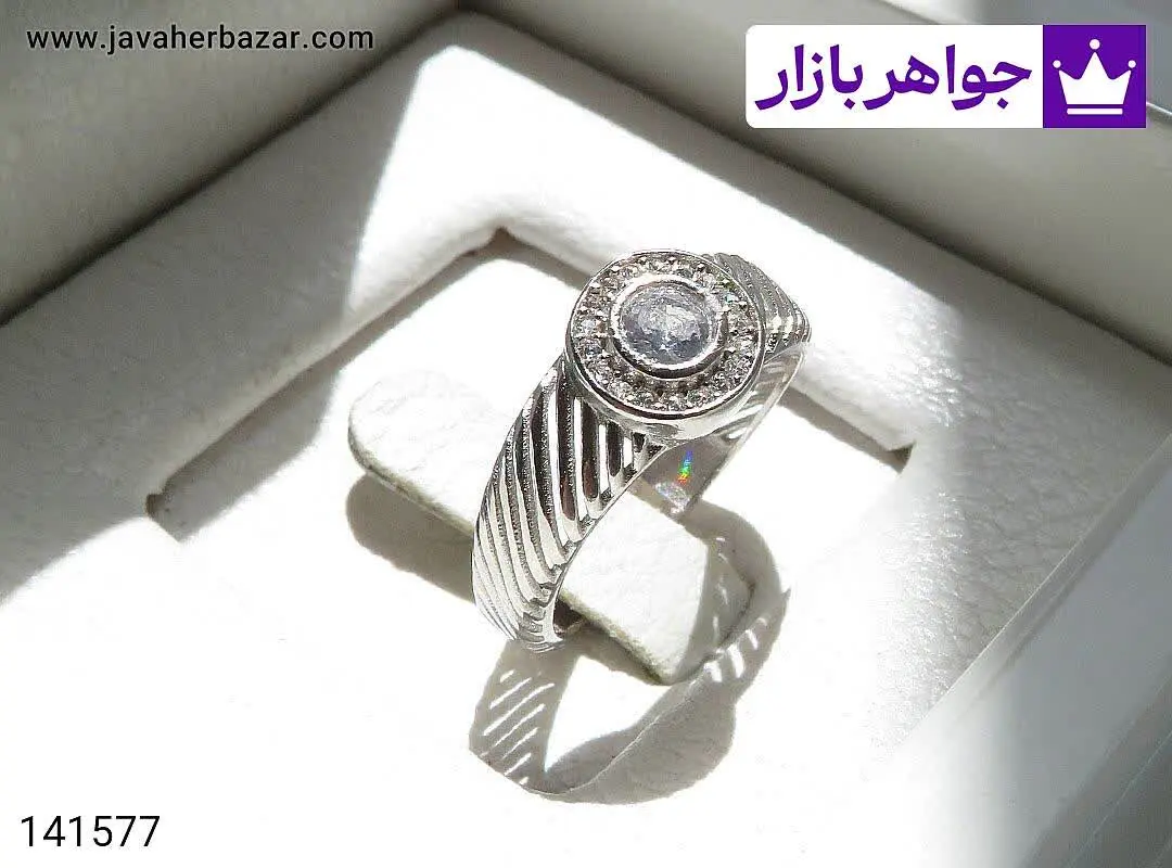 انگشتر نقره طرح فشن زنانه -...