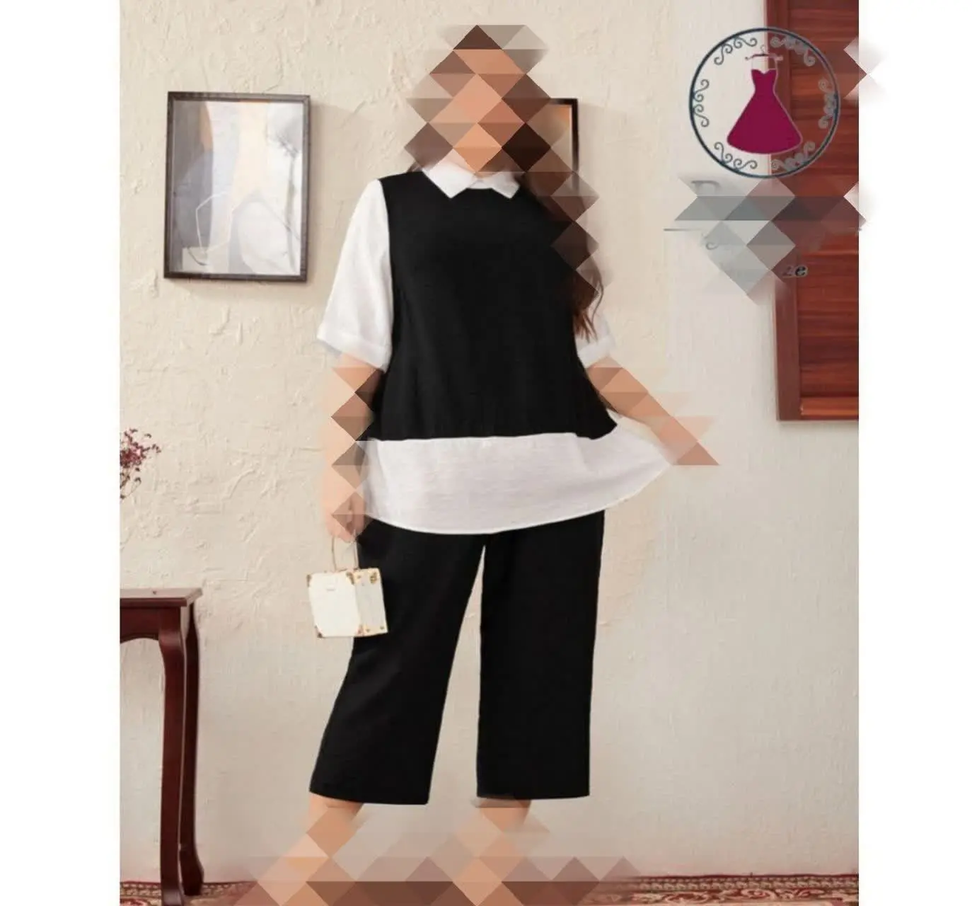 🎀ست تونیک شلوار مجلسی
