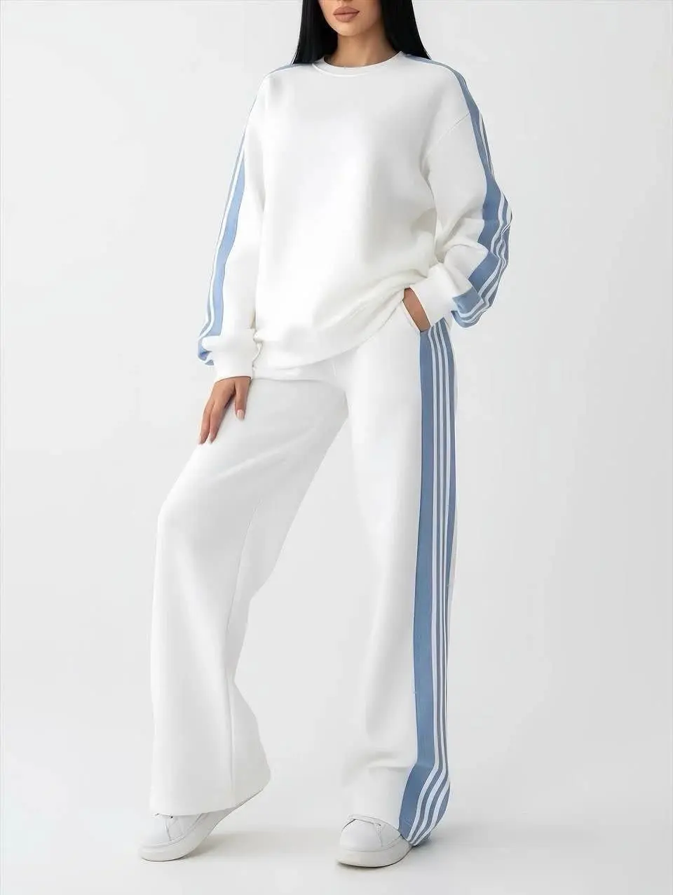 👚نام: ست هودی شلوار 🤍💙