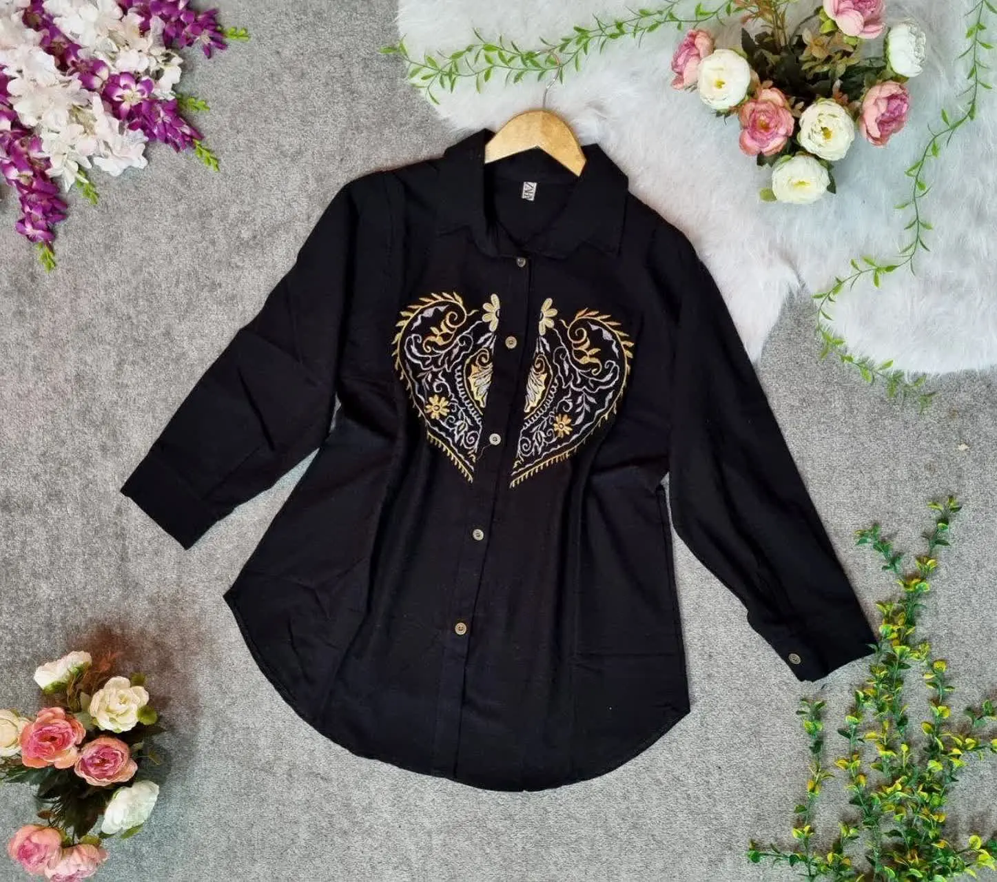 🖋نام: شومیز مانتویی قلب
