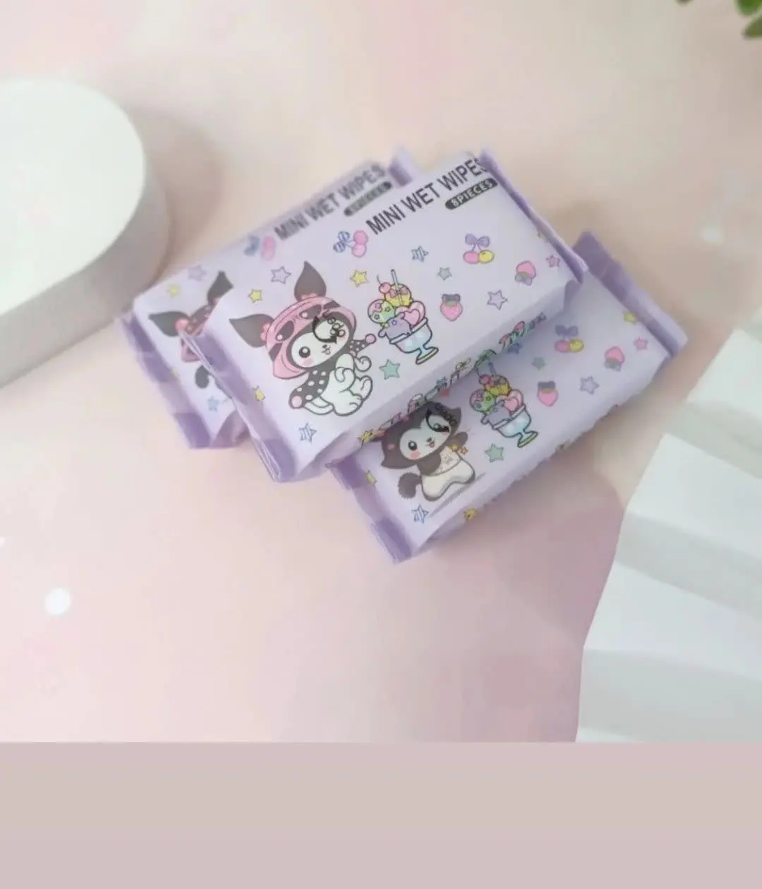 🍭دستمال مرطوب مینیاتوری طرح...