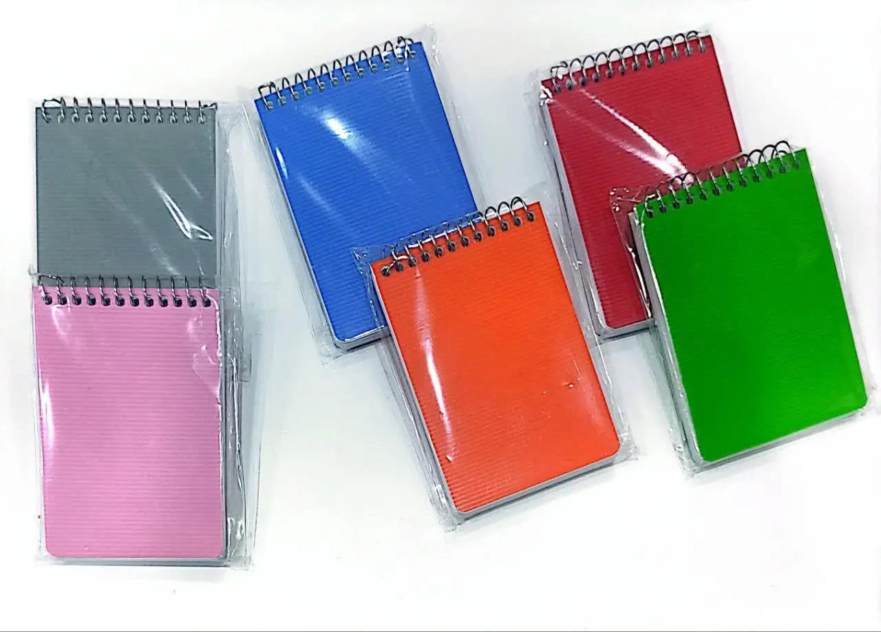 دفتر یادداشت ۱۰۰ برگ ۱/۱۶ پ پ سیمی تک سلفون 
