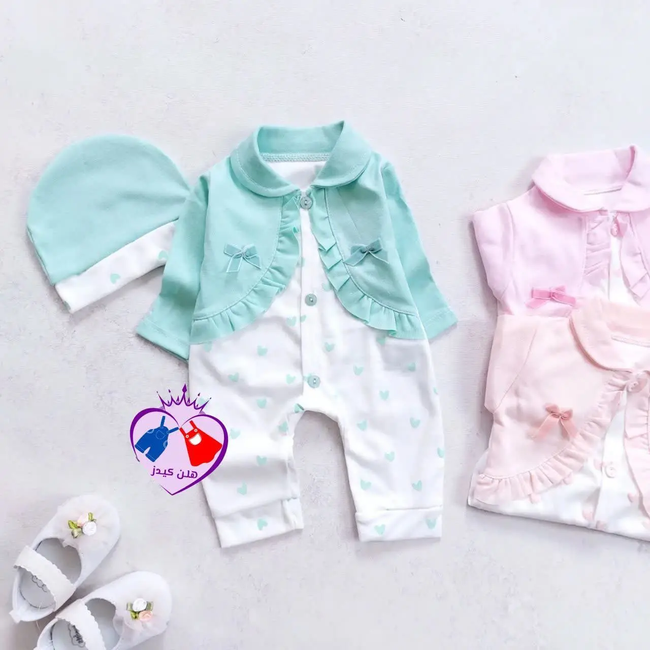 سرهمی و کلاه قلبی طرح کت 
