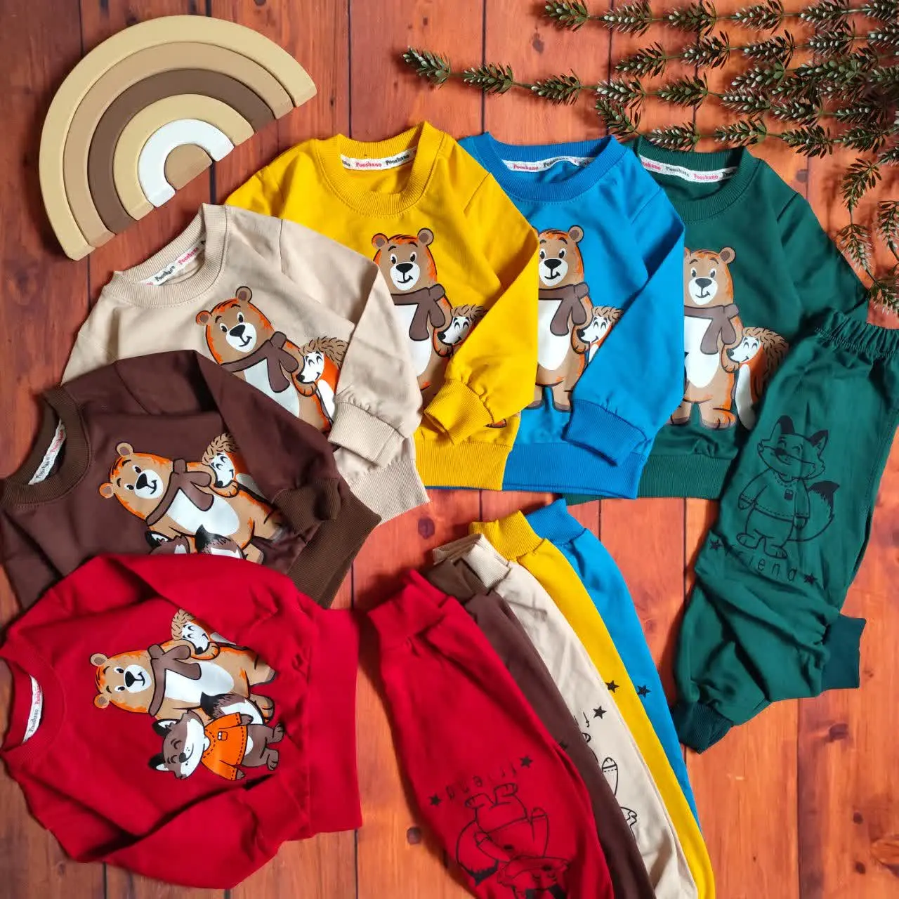 😍ست بلوز و شلوار طرح حیوانا...