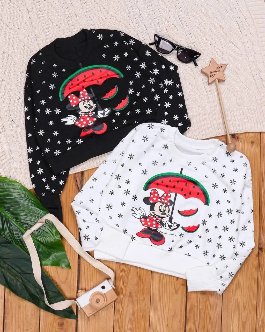 🎄کراپ سفید مشکی یلدایی ⭐️
