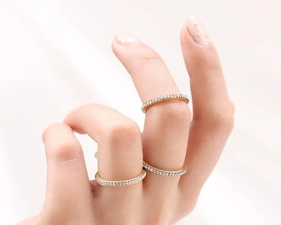 انگشتر ژوپینگ دور نگین
