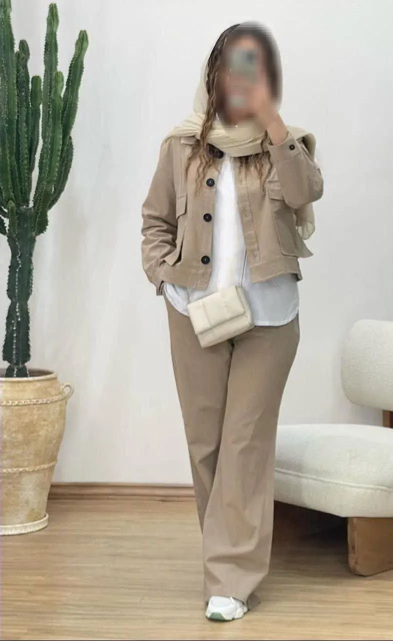 🌙نام: ست سه تیکه رستا (کت و شلوار و شومیز) 
