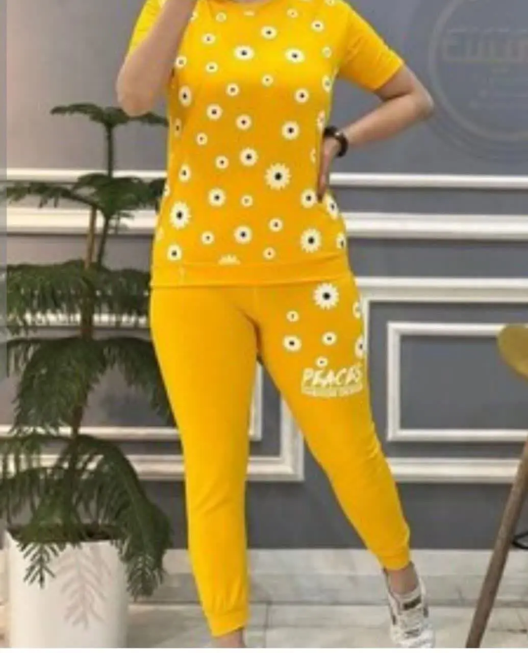 🖋نام: ست تیشرت شلوار بابونه صبا
