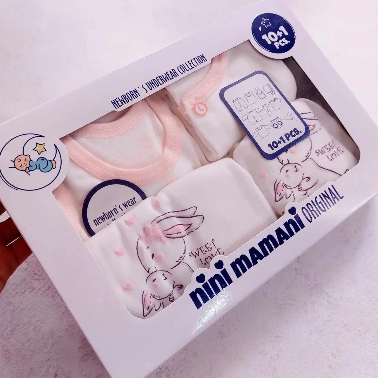 یازده تیکه نوزادی طرح خرگوش، گربه 🐰🐱
