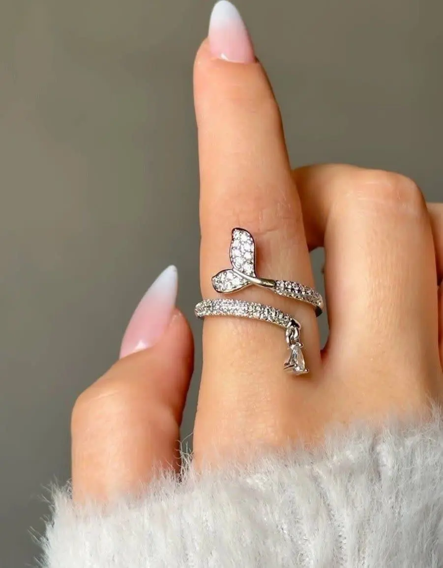 💍انگشتر دم وال جواهری 🤗
