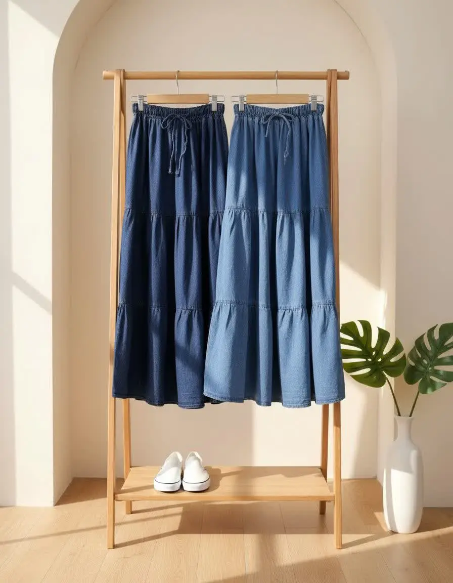 🛍 دامن زنانه طرح نلوری