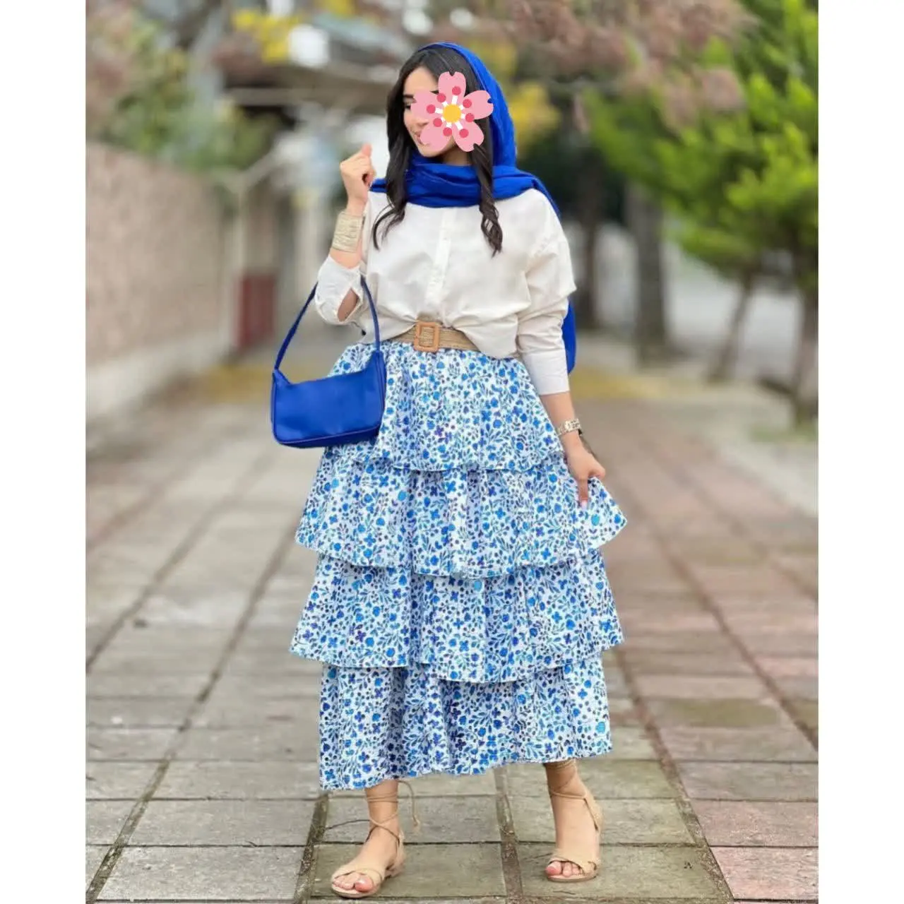 🦋نام مدل: دامن طبقه‌ ای😎
