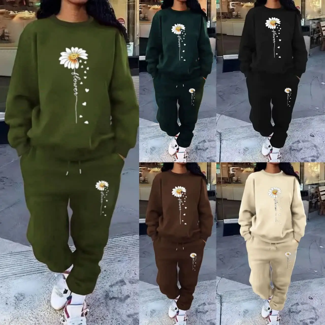 🦋نام مدل: بلوز شلوار پاییزه بابونه 🌼
